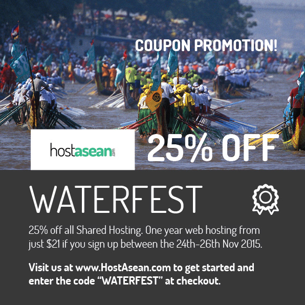 Hosting Coupon - WATERFEST