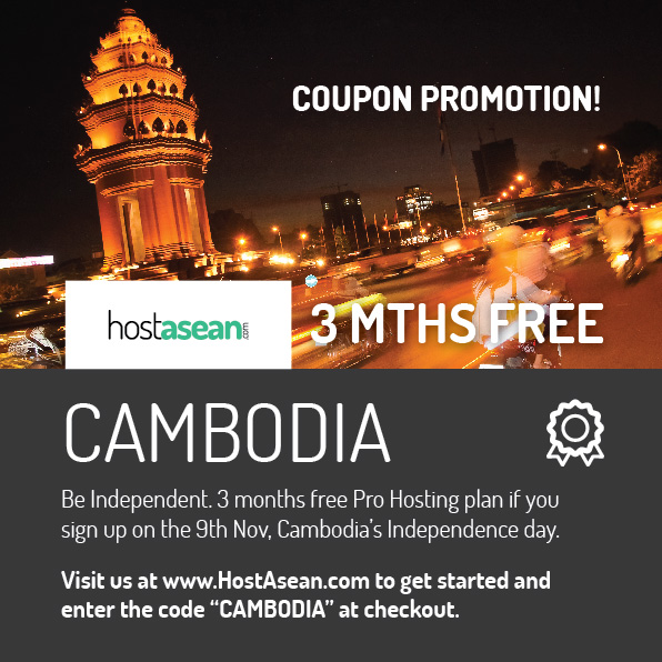 Hosting Coupon - CAMBODIA