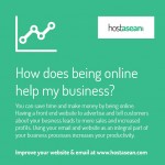 How does being online help my business?