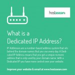 What is a dedicated IP address?