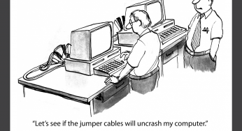 Weekly Cartoon: Jump start your PC
