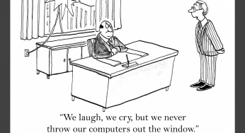 Weekly Cartoon: Computer vs window