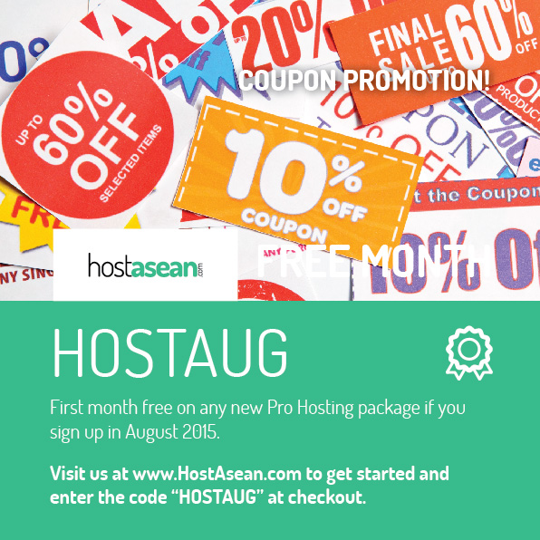 Hosting Coupon - HOSTAUG