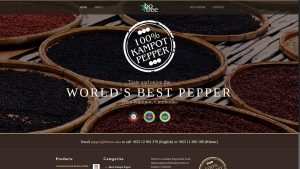 BoTree Kampot Pepper Website Design Cambodia